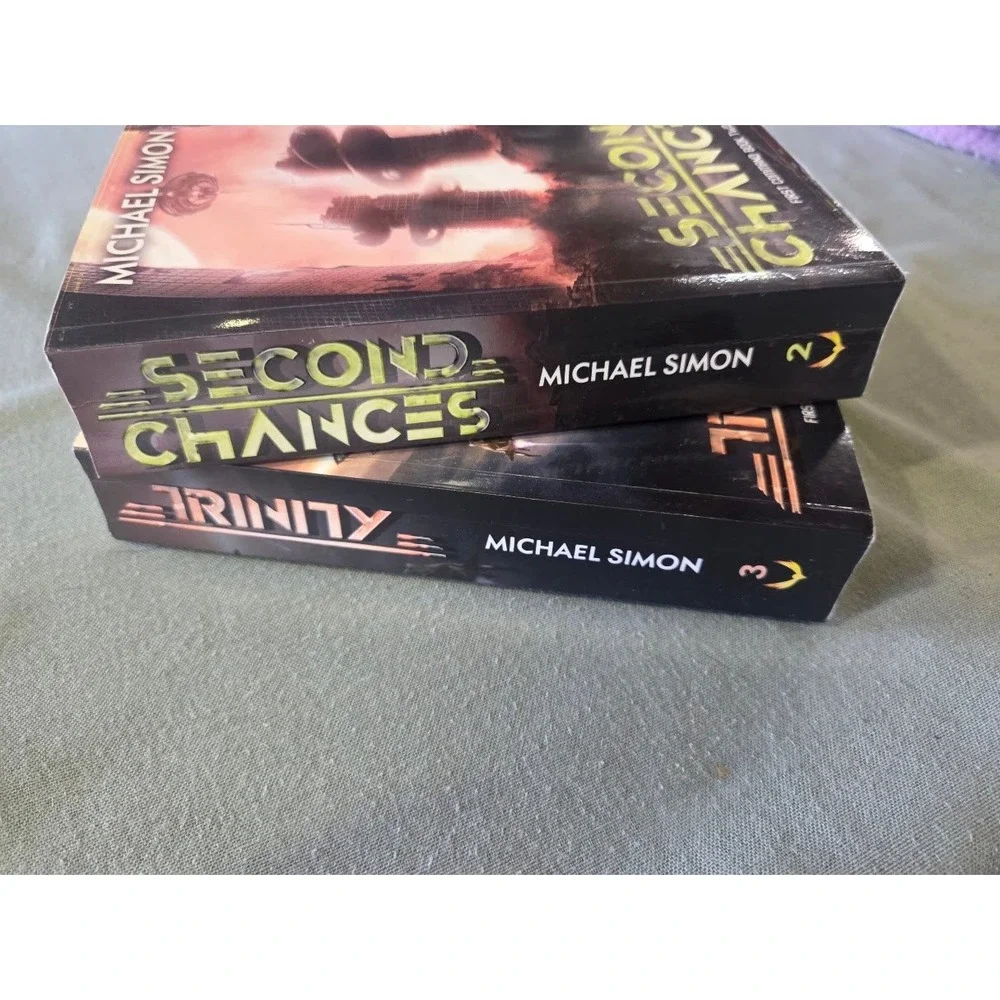 Michael Simon First Command Books 2 & 3 Second Chances Trinity Sci-Fi Paperback